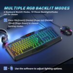 Redragon S101-3 PRO Gaming Keyboard and Mouse - Image 5