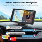 Carplay Screen for Car, 7'' Wireless CarPlay & Android - Image 4