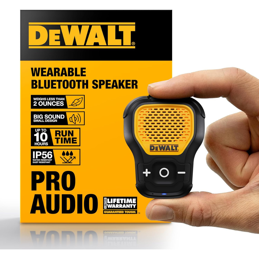 Untitled design - 2026-04-13T053401.374 DEWALT Wearable Bluetooth Speaker (Updated Version) - Image 1
